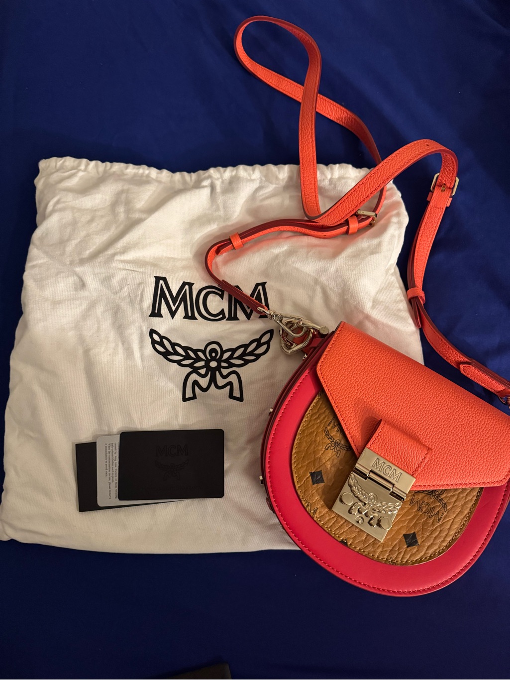Mcm Patricia Leather Crossbody